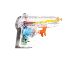 PA transparant waterpistol