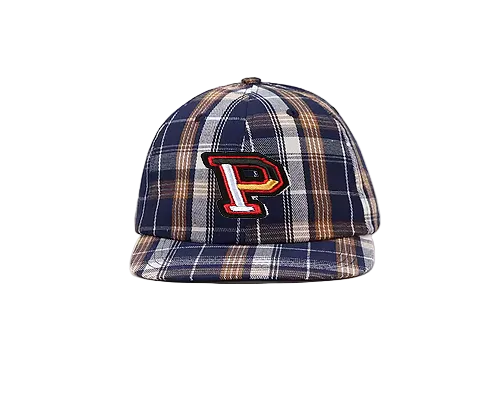 Plaid P hat.